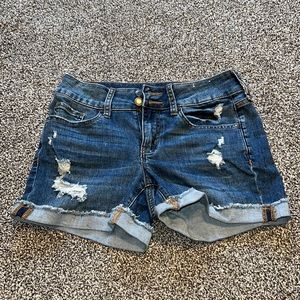 Favorite Midi Low rise jean shorts, size 5